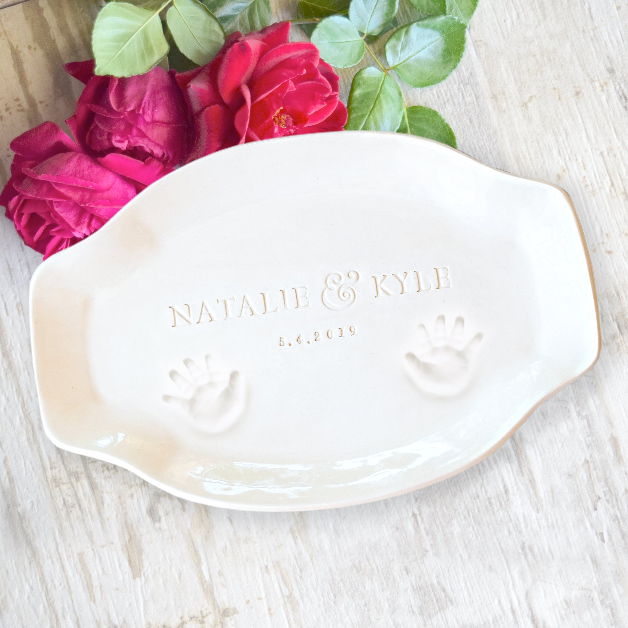 Personalized Photo Ceramic Dinner Plate Custom Display Dishes with Picture  Photo Text Logo, Customizable Memorial Gifts for Birthday Anniversary, 8