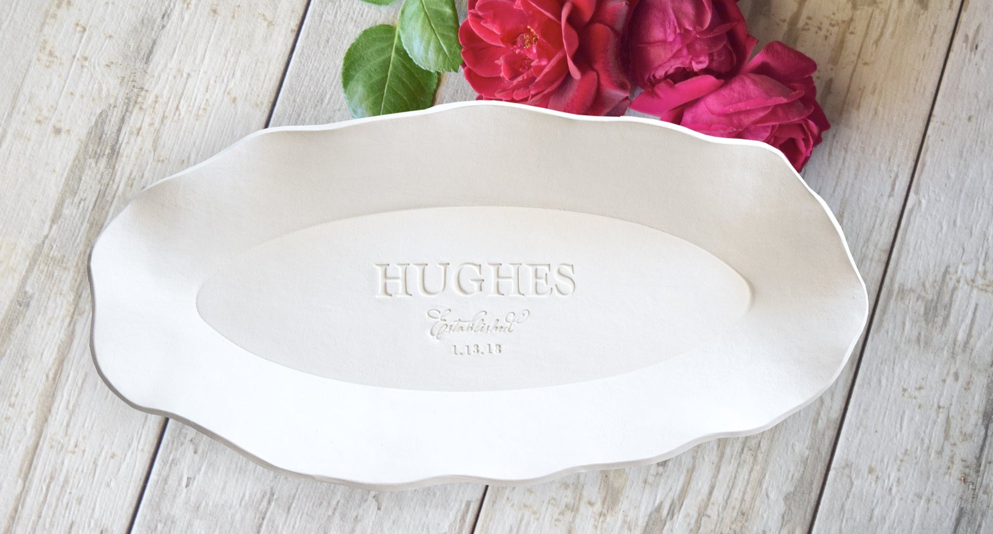 Personalised Wedding Gift Plate