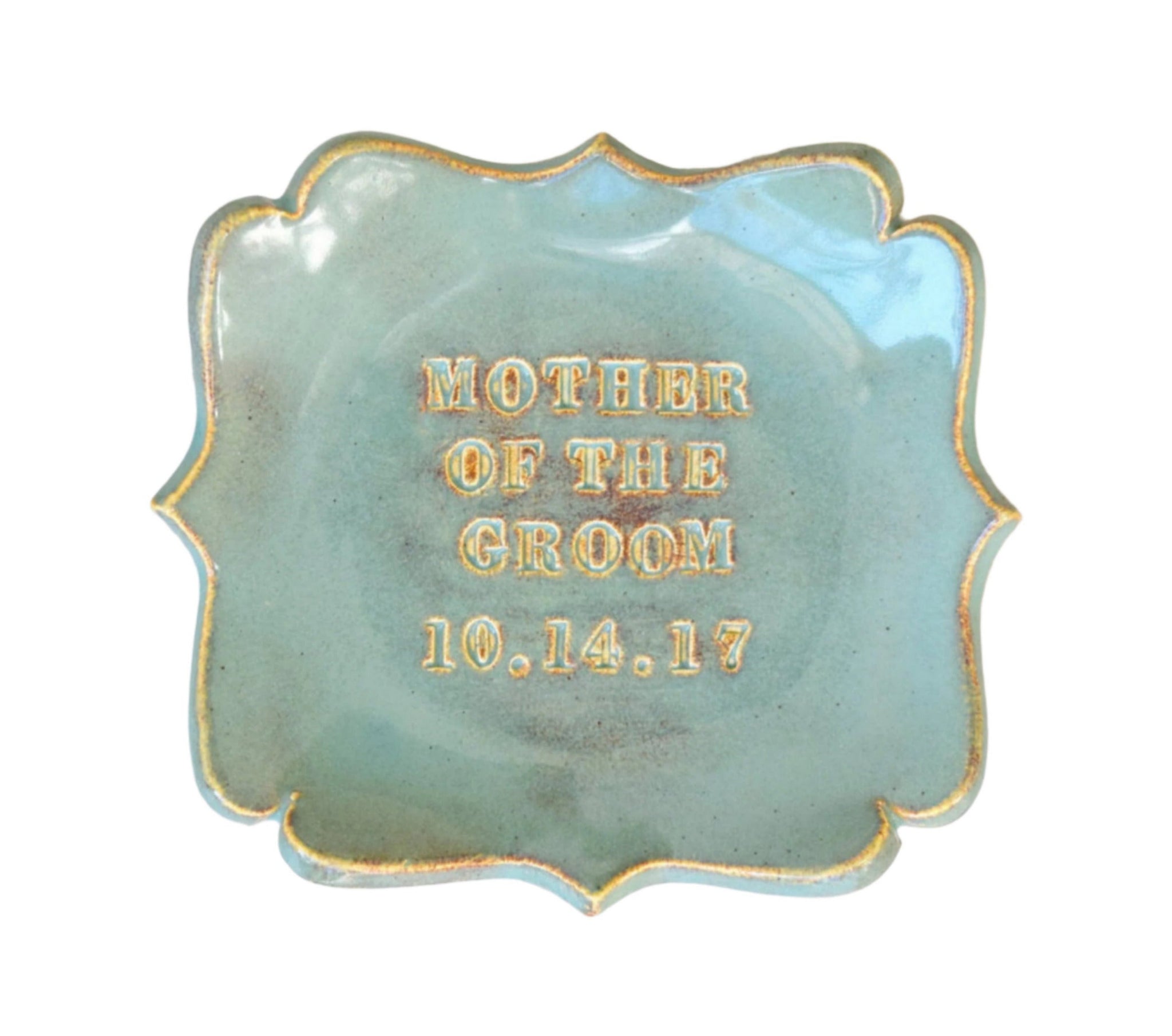 Custom Mother of Groom Wedding Day Future In Law Keepsake Jewelry