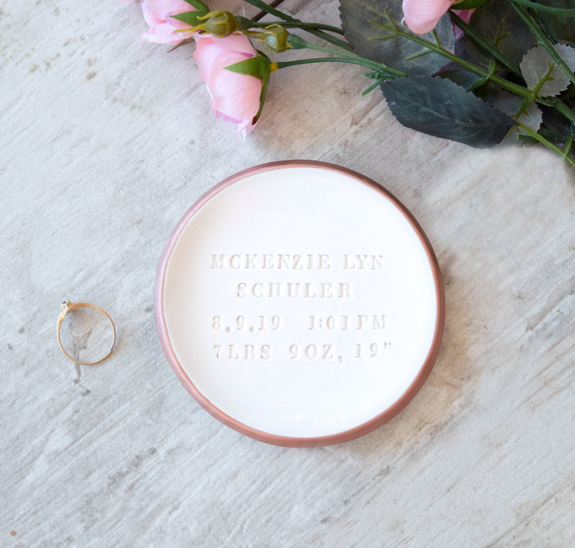 Personalized Keepsake Baby Photo and birth information Porcelain Plates –  The Photo Gift